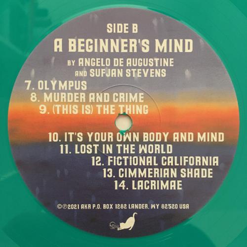 Sufjan Stevens Angelo De Augustine A Beginner S Mind Vinyl Green